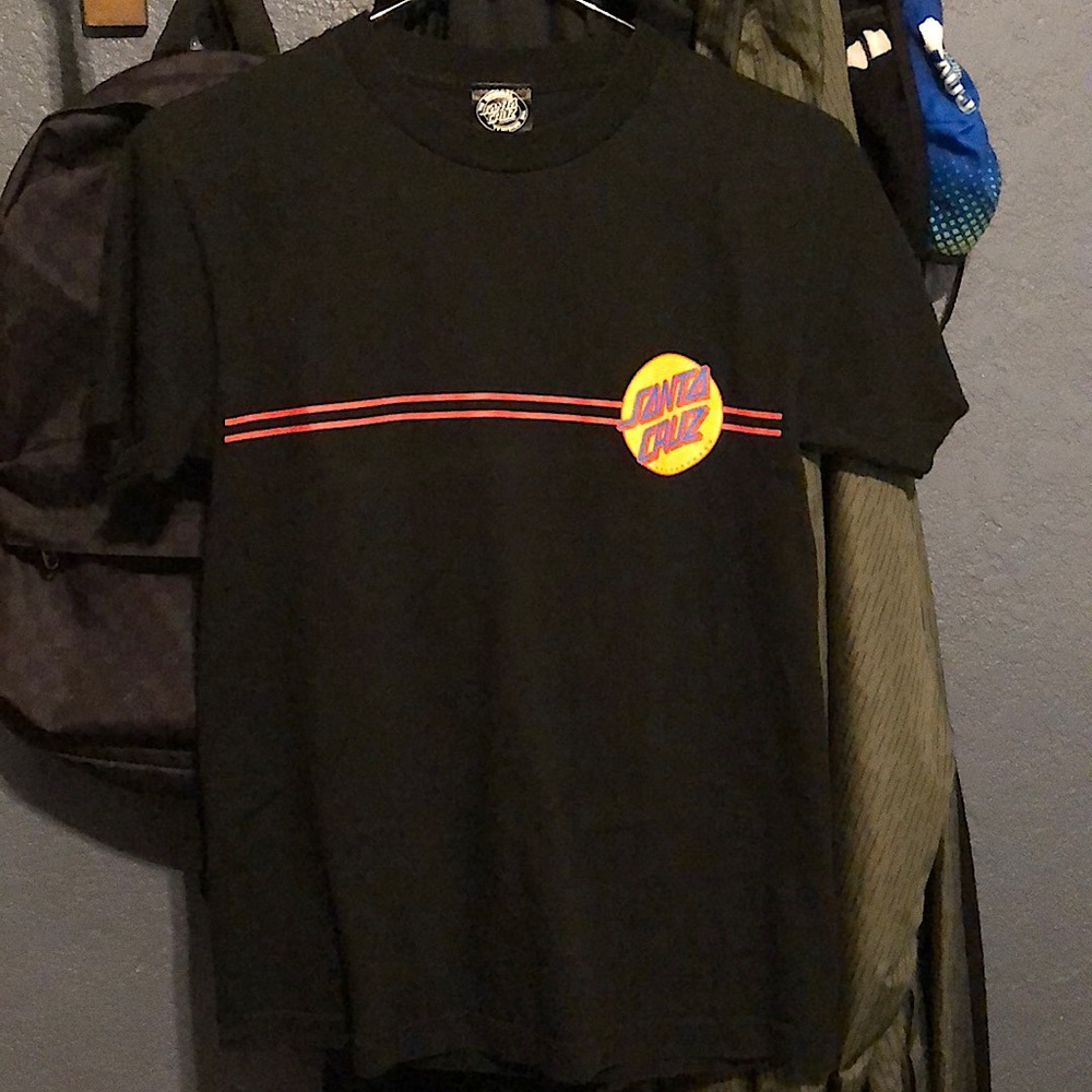Santa Cruz Back Logo Skateboarding Tee